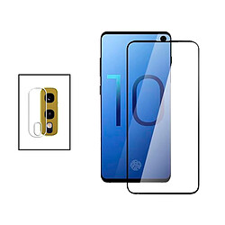 PHONECARE Kit Film Caméra Arrière + Film de Verre Trempé Incurvé pour Samsung Galaxy S10e