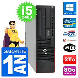 PC Fujitsu Esprimo E910 DT Intel i5-2400 RAM 8Go Disque Dur 2To Windows 10 Wifi - Occasion