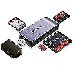 Universal CM180 4-en-1 USB 3.0 à SD TF CF MS Memory Memory Carte Reader pas cher