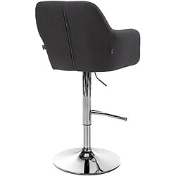 Acheter Non Tabouret de bar Natoma tissu chromé