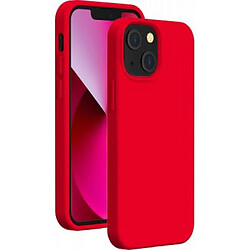 Coque iPhone 13 Silicone SoftTouch Rouge Bigben