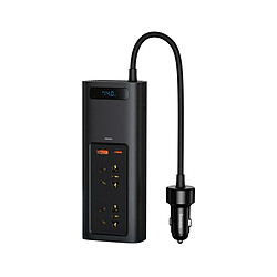 Inversor portátil Baseus 5V-12V para 220V-240V 150W USB/ USB-C/ Doble AC Negro (CRNBQ-A01)