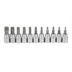 Acheter 34 Pièces. Jeu Coffret Douille Torx I Jeu d'Écrous E4-E20 I Jeu Douille Torx T10-T60 I Inserts de Clé à Douille