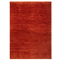 Avis Vidal Tapis de laine 145x106 rouge Gabbeh