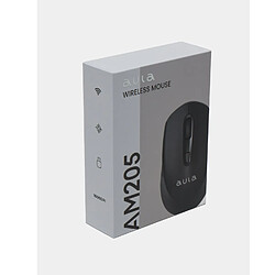 Souris sans fil Aula AM205 2.4G avec 4 touches (800-1600dpi) Noir