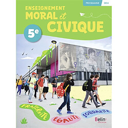 Enseignement moral et civique 5e : programme 2024