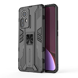 Coque en TPU anti-rayures avec béquille noir pour Xiaomi 12 Pro