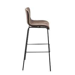 Avis Non Tabouret de bar Hoover tissu 4 pieds structure noir