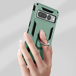 Avis Avizar Coque pour Google Pixel 7 Pro Ultra Rigide Bague Support vert foncé