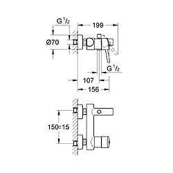 Acheter Grohe Mitigeur de bain Concetto