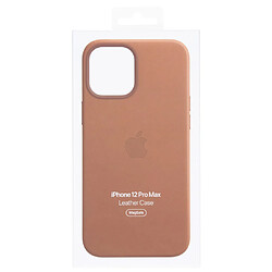 Avis Apple Coque Leather MagSafe pour l'iPhone 12 Pro Max - Saddle Brown