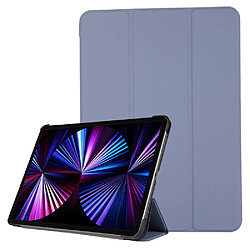 Etui en PU avec support tri-pliure violet pour votre Apple iPad Pro 11 pouces 2021/2020/2018