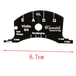 Acheter Outil de Chaîne de Nivellement de Modèle de Grattoir de Touche de Pont de Violon de 1/2 3/4