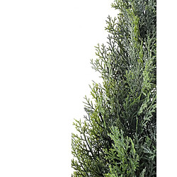 Pegane Plante artificielle haute gamme Spécial extérieur / Cyprès Artificiel Mini Vert - Dim : 150 x 35 cm