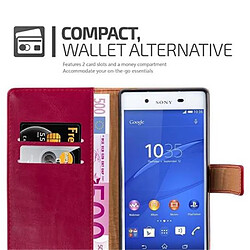 Acheter Cadorabo Coque Sony Xperia Z3 PLUS / Z4 Etui en Rouge