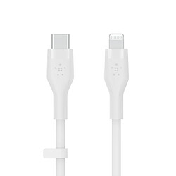 Acheter Belkin Cbl Silicone USB-C LTG 3M blc câble USB USB C USB C/Lightning Blanc