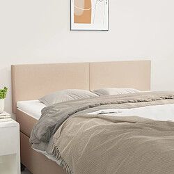 vidaXL Têtes de lit 2 pcs Cappuccino 72x5x78/88 cm Similicuir