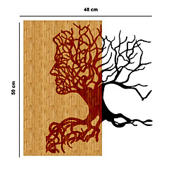 Avis EPIKASA Décoration Murale en Métal et Bois Arbre 14