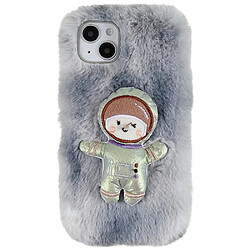 Coque en TPU anti-rayures, poupée en peluche 3D pour votre iPhone 14 Plus - style D