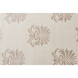 Vidal Tapis de couloir en laine 399x99 beige Darya pas cher