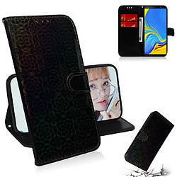 Wewoo Housse Coque Pour Galaxy A9 2018 couleur solide boucle magnétique coloré horizontale étui en cuir PU avec titulaire et fentes cartes et portefeuille et lanière noir