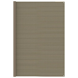 vidaXL Tapis de tente 250x350 cm Taupe