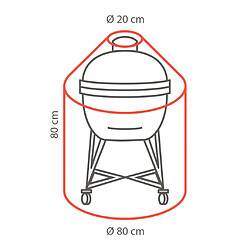 Acheter Perel Garden Housse de barbecue d'extérieur 80 cm