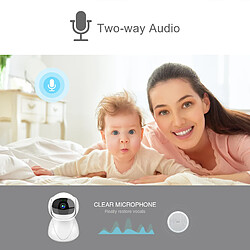 Universal Caméra de sécurité à domicile haute définition Surveillance du réseau de vidéosurveillance Caméra sans fil 2.4G/5G Deux façons Audio Smart Baby Monitor | Caméra de surveillance