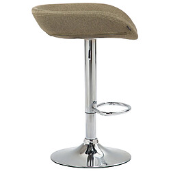 Avis Non Tabouret de bar Anaheim tissu chromé