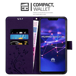 Avis Cadorabo Coque Huawei MATE 20 LITE Etui en Mauve