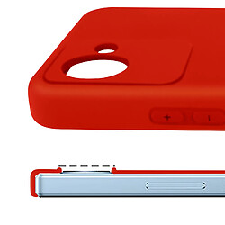 Acheter Avizar Coque Realme C30 Silicone Semi-rigide Finition Soft-touch rouge