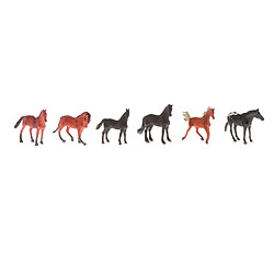 12 Pièces Réaliste Ferme Animaux Figure Miniature Cheval Figurines Enfants Jouets Éducatifs Début pas cher