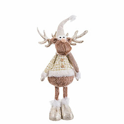 BigBuy Home Figurine Naturel Cerf 20 X 14 X 58 CM