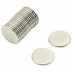 First4magnets F308-N35-20 Paquet de 20 Aimants en Néodyme N35 0,6 kg de traction 12 mm x 1 mm