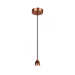 Luminaire Center Suspension design Spl Cuivre satiné 1 ampoule 7,1cm