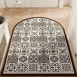 LUUCOZK Tapis de porte d'entrée antidérapants pour entrée intérieure – Motif vertical 3-60x120cm