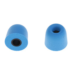 embouts en mousse à mémoire de forme embouts auriculaires pour casque inear 4,5 mm bleu