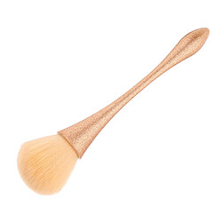 Pinceau De Nettoyage De Poudre De Dissolvant De Poussière D'ongle De Maquillage Doux Outils D'art D'ongle D'or pas cher