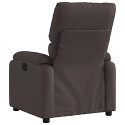 Acheter vidaXL Fauteuil inclinable électrique Marron foncé Tissu