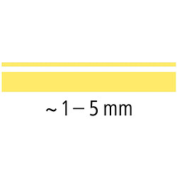 Avis Promark Textsurfer Classic 364 Edition Colors - Surligneur Pointe Biseau 1 À 5 Mm+D1170 - Jaune - Boite de 10