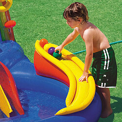 Avis INTEX Piscine gonflable Rainbow Ring Play Center 297x193x135cm 57453NP