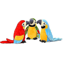 Universal Enfants électriques en peluche de perroquet ailes de ventilateur de poupée