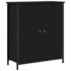 vidaXL Buffet noir 70x30x80 cm bois d'ingénierie