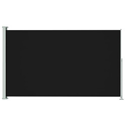 vidaXL Auvent latéral rétractable de patio 180x300 cm Noir