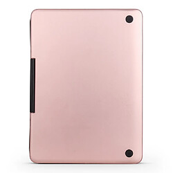 Acheter Wewoo F611 Housse de protection pour clavier sans fil Bluetooth à fond de panier en aluminium avec rétroéclairage coloré amovible iPad Air 2 / 9.7 2018 / 9.7 pouces 2017 / Air / Pro 9.7 pouces Or rose