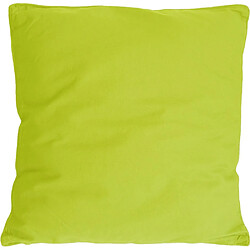 Jardindeco Coussin carré pour dossier de canapé 60 cm anis.