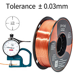 None Filament PLA ERYONE Ultra Silk pour imprimante 3D 1 kg (2,2 lbs) / Bobine - Cuivre pas cher