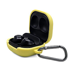 Coque en silicone lavable avec boucle anti-perte jaune pour votre Samsung Galaxy Buds Pro