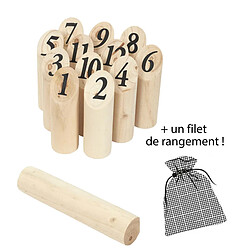 Mister Gadget Jeu de quilles en bois nordique.