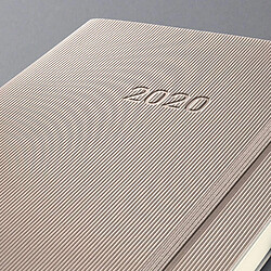 SIGEL C2031 Agenda semainier 2020 Conceptum, couverture souple, 9, 3 x 14 cm, taupe